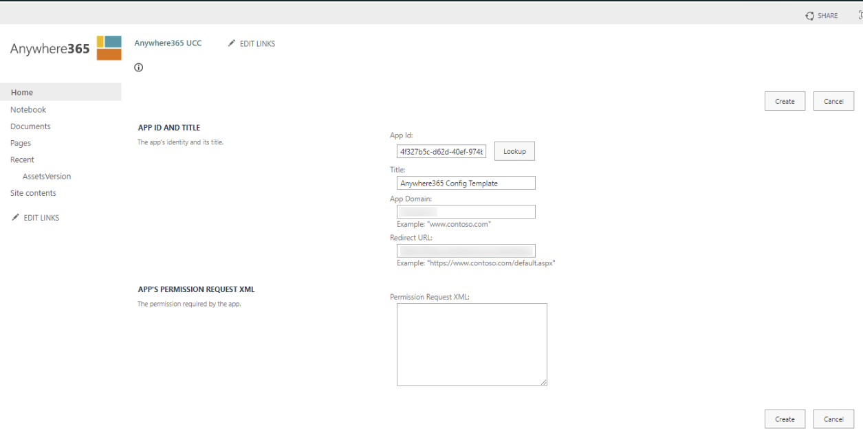 App Inv On SharePoint site