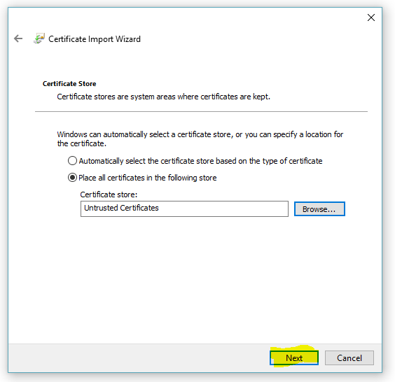 Blue Coat Intermediate CA